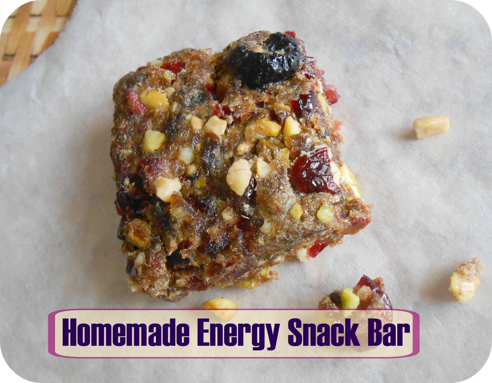 The Better Baker Homemade Energy Snack Bars