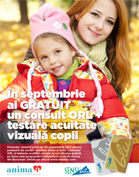 Consult ORL si testare acuitate vizuala copii - GRATUIT Consult ORL si testare acuitate vizuala copii - GRATUIT