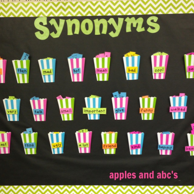 A Pocket Full of Synonyms Apples & ABC's