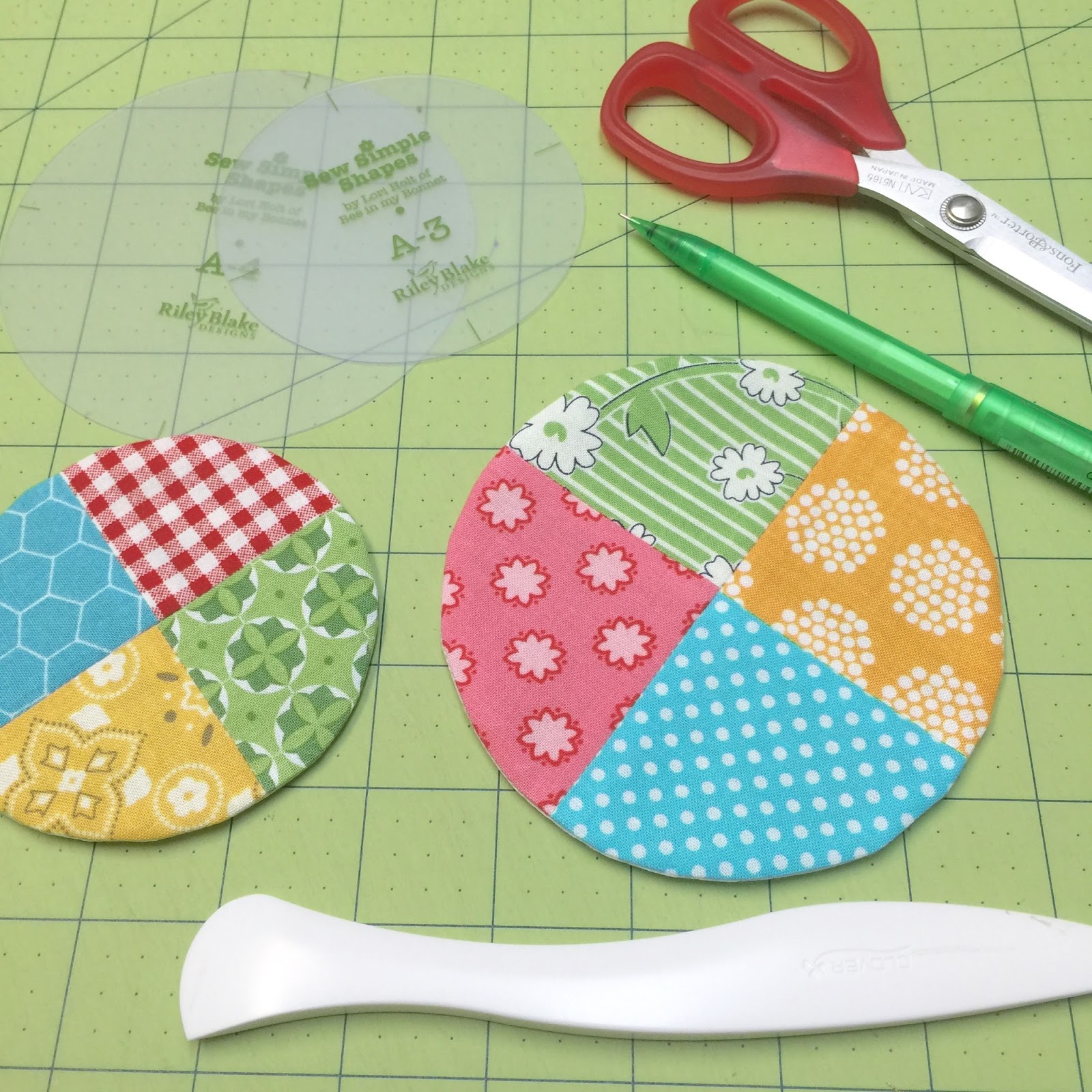 Bee In My Sew Simple Shapes Easy Patchwork Circles!