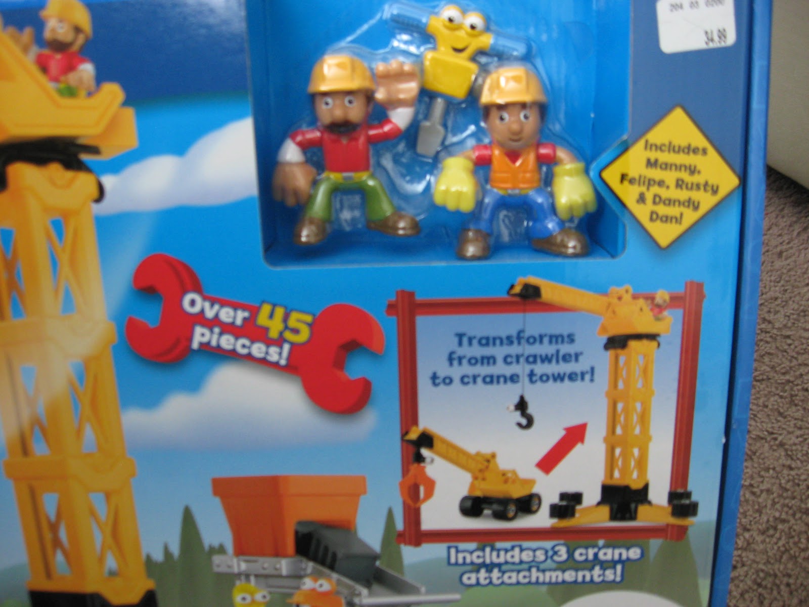 Items for Craigslist Handy Manny Construction Playset, New In Box 10
