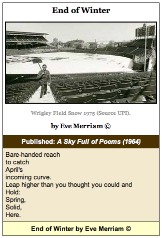 famous baseball poems