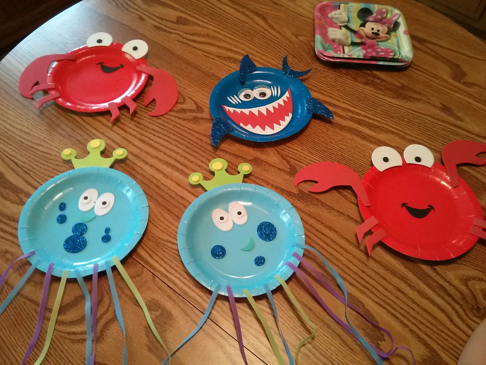 Craft 365: Day 124: Sea Life Paper Plates Craft 365: Day 124: Sea Life Paper Plates