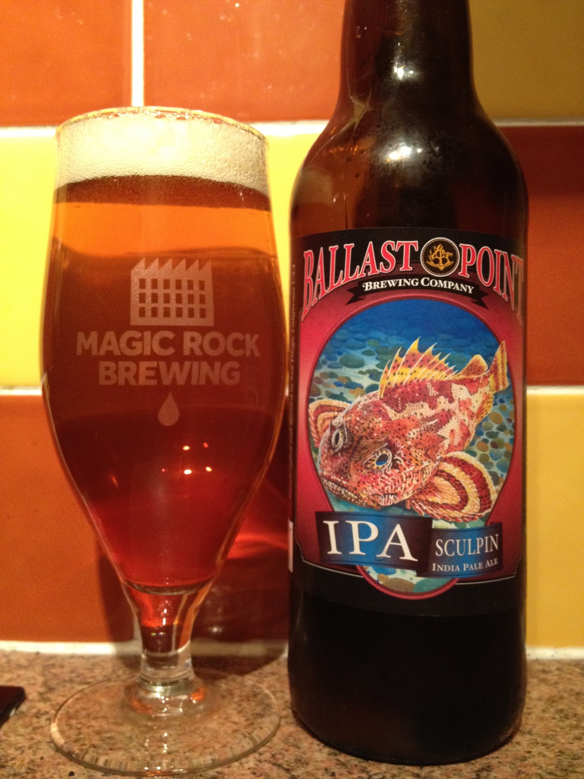 Misplaced Hours Ballast Point Brewing Company Sculpin IPA