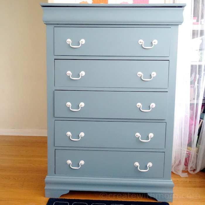 Create With Mom Fusion Mineral Paint Dresser Project