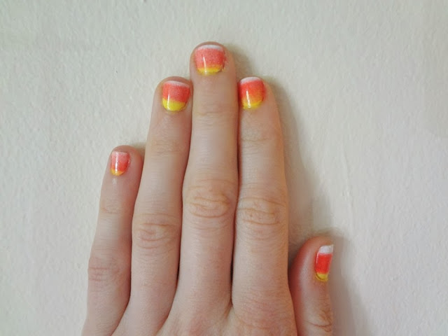 Candy Corn Nails