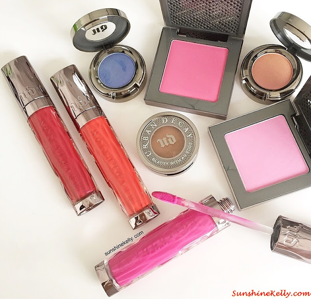 Urban Decay Summer 2015 Review, Urban Decay Malaysia, Urban Decay, After Glow 8 Hours Powder Blush, Urban Decay Summer 2015 Eyeshadow, Urban Decay Revolution High-Color Lipgloss, uders, cult makeup brand, cult brand