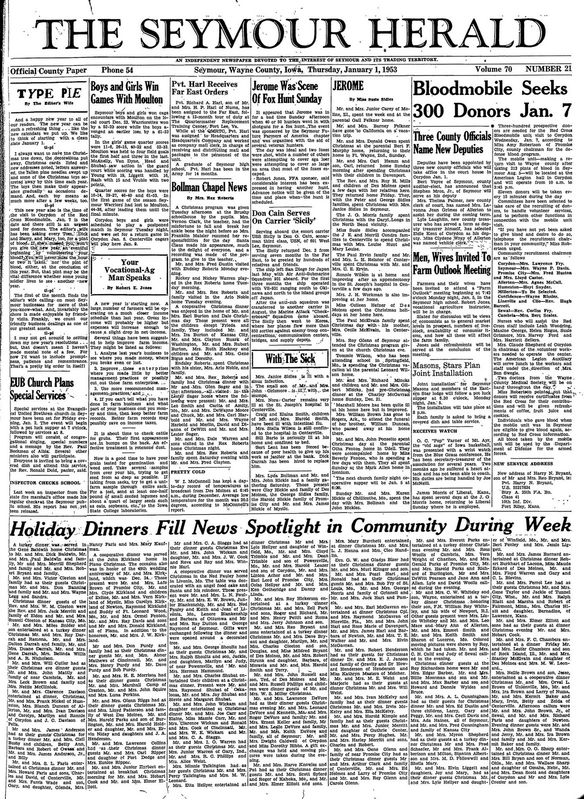 The Jerome Journal JEROME JOURNAL UNDERTAKES THE DIGITIZATION OF THE