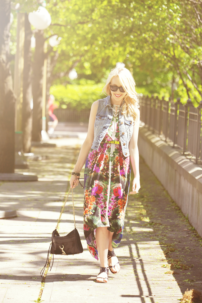 london times tropical high-low dress savvy summer