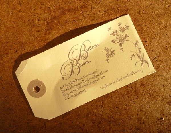Buttons & Blooms - Florists at the Antique Café in Morningside, Durban Buttons & Blooms - Florists at the Antique Café in Morningside, Durban