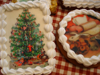 Brigittes Tortendesign: Lebkuchengebäck mit Royal Icing Glasur und