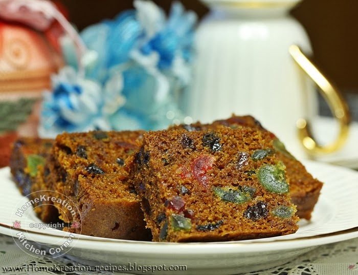 HomeKreation Kitchen Corner Steamed Fruit Cake II (Kek Buah Kukus II)