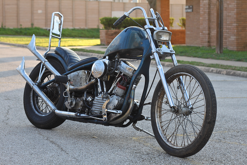 1950 FL Panhead Survivor Chopper For Sale
