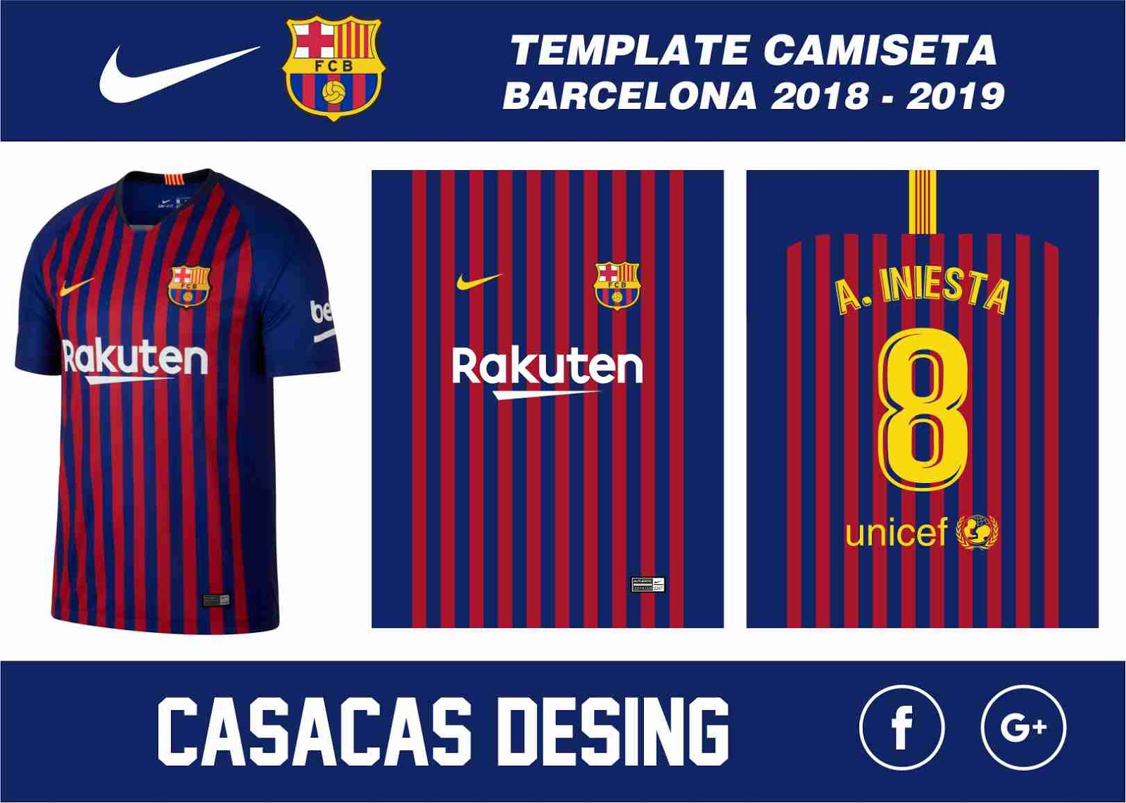 casaca barcelona 2018