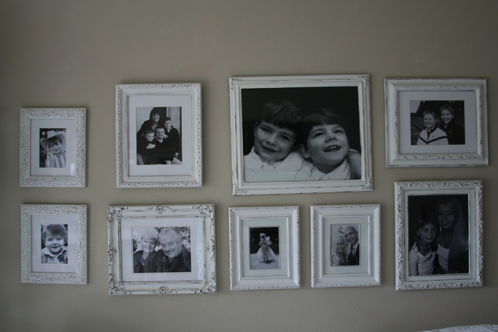 For the love of white Goodwill Frames Transformation
