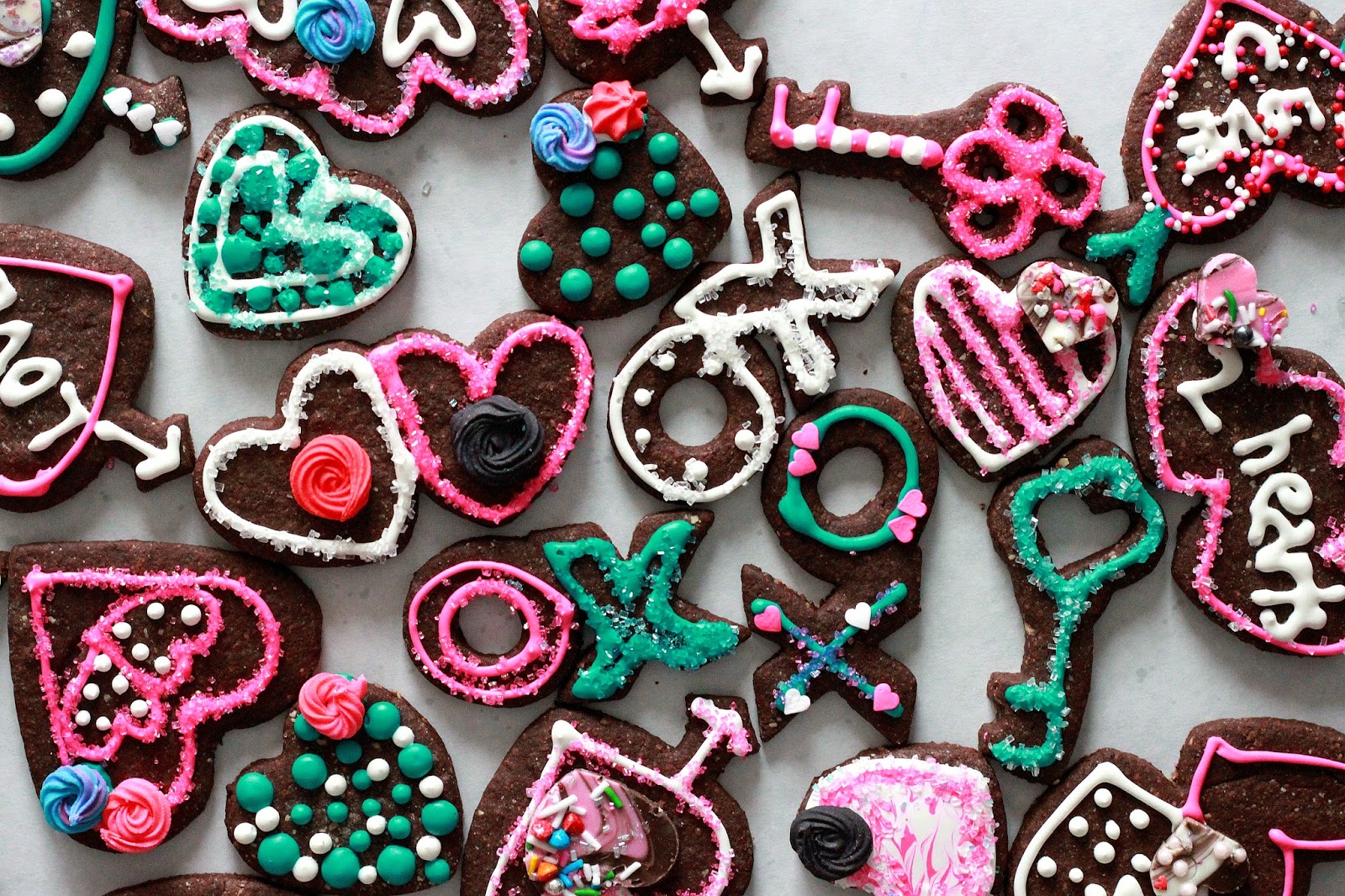 Feeding My Addiction Healthy Chocolate CutOut Cookies