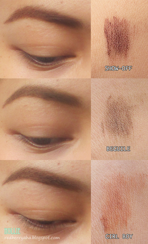 Random Beauty by Hollie: Mac Brow Set Swatches