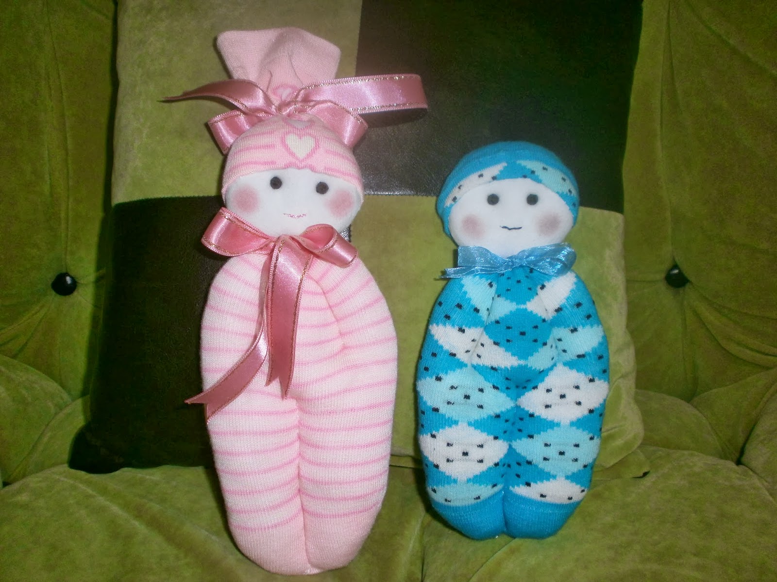 BENİM HOBİ EVİM çoraptan bebekler