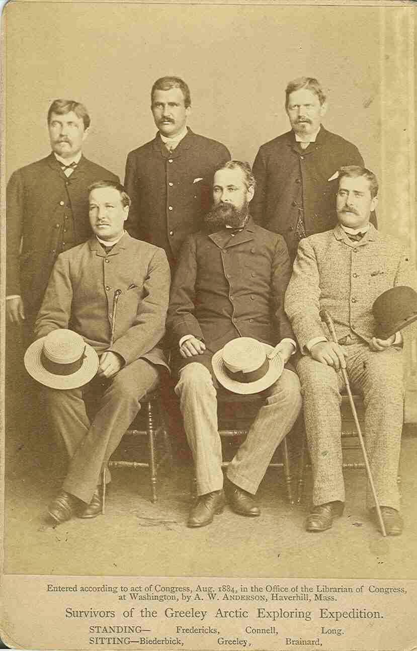 LIEUTENANT GREELY AND TEAM MEMBERS GREELY ARCTIC RELIEF EXPEDITION GENEALOGY
