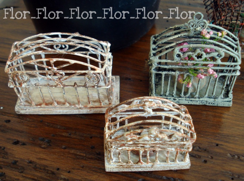 Flor&FF: Las jaulas solo que sean decorativas.....