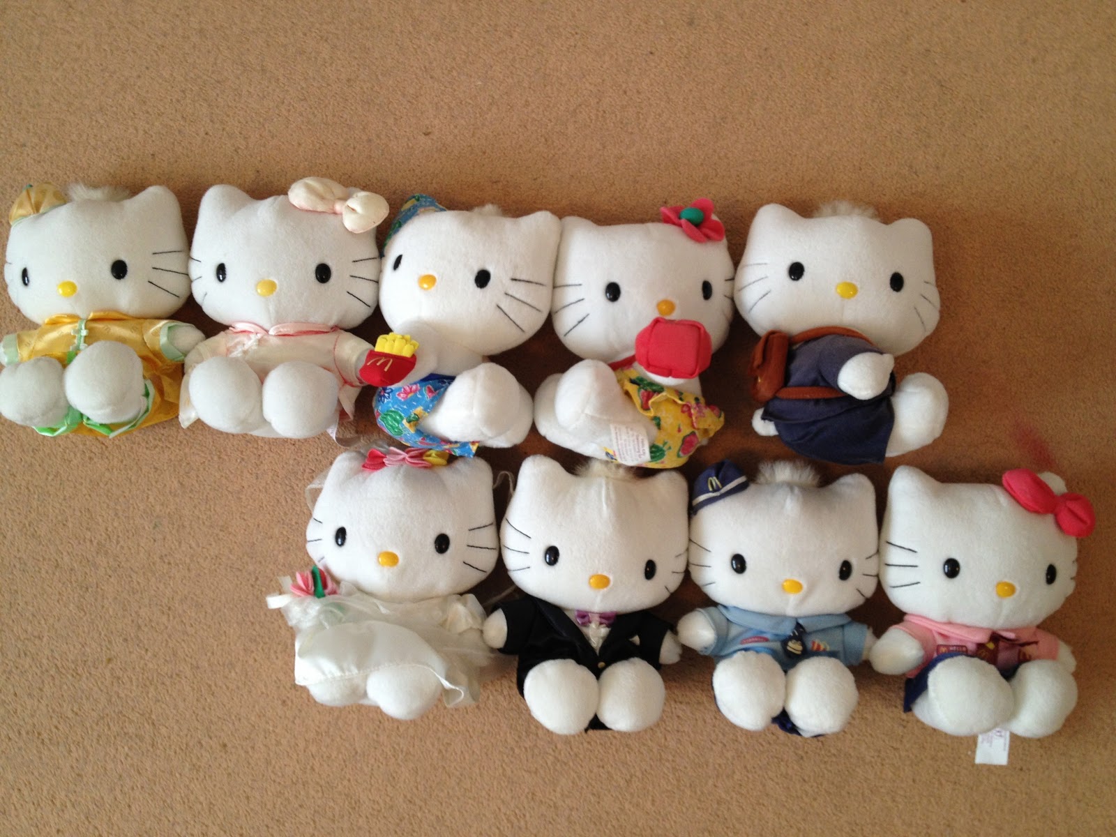 1999 mcdonalds hello kitty plush