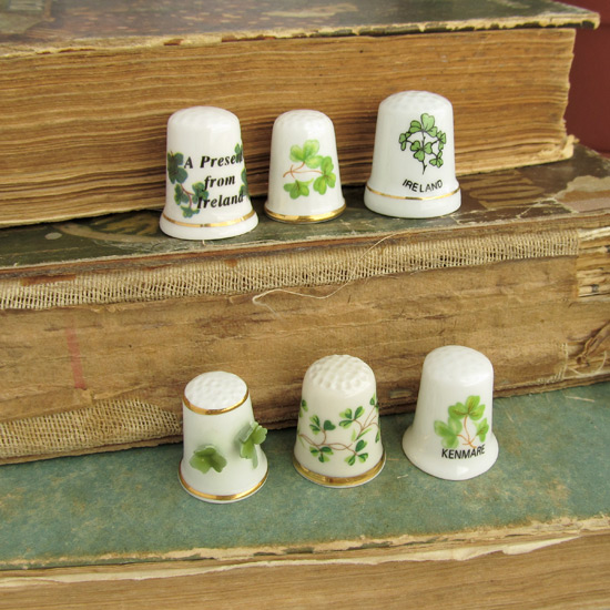 Clover thimbles, наперстки с клевером