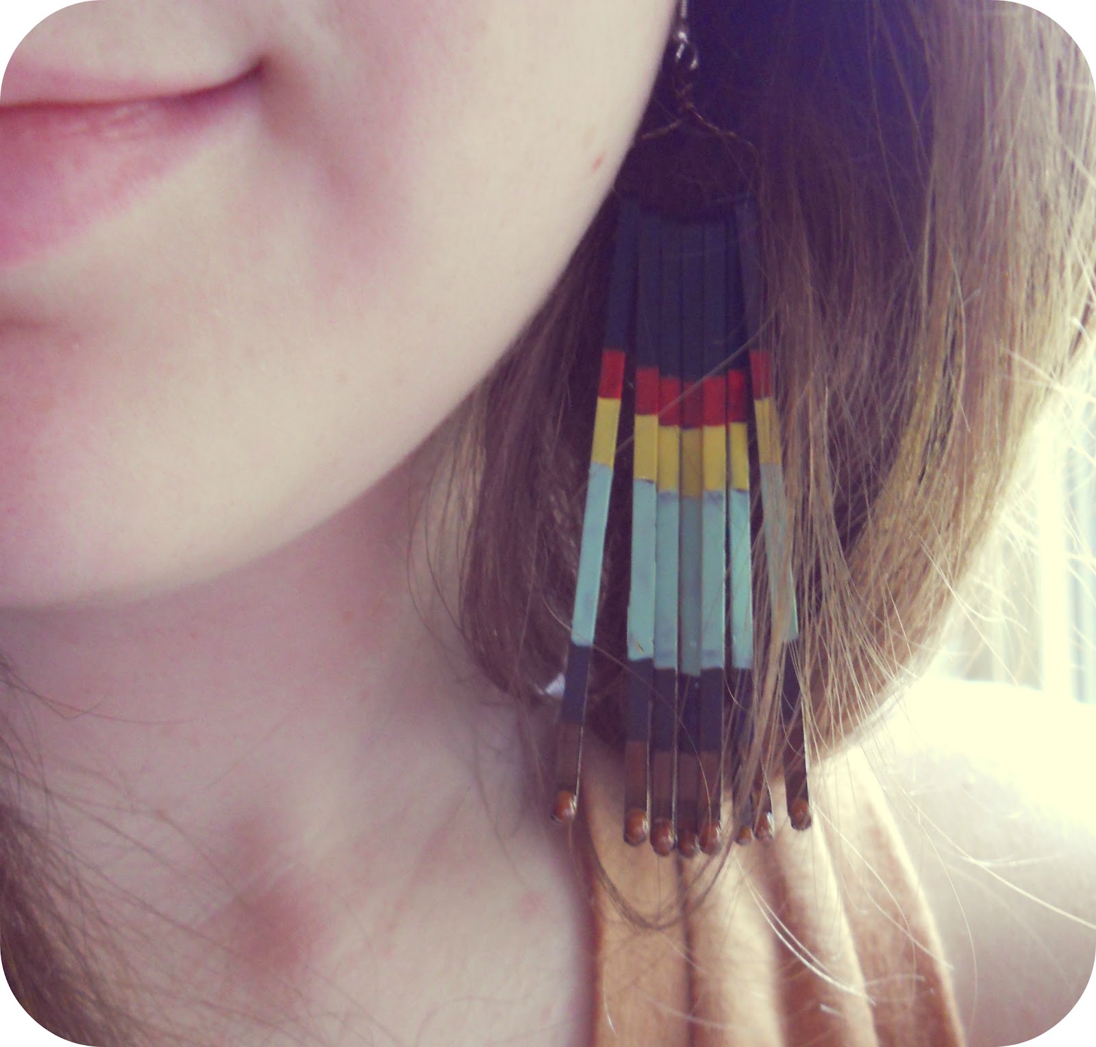 the Metric Child DIY// bobby pin earrings