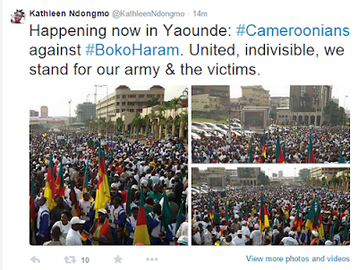 Thousands March In Cameroon To Show Support For Troops Fighting Boko Haram
