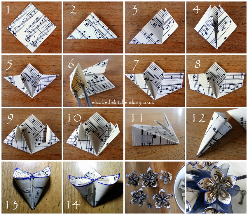 origami flower tutorial