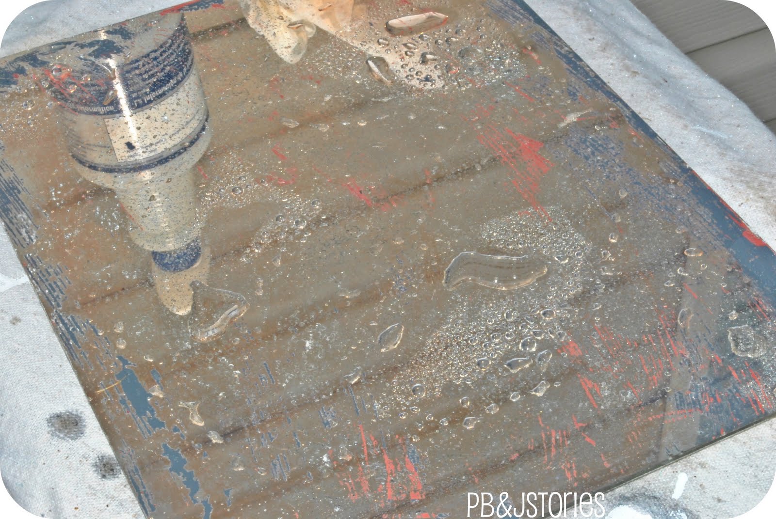 PBJstories Acid Wash Mirror Tutorial