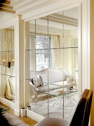 Mirror mirrored wall walls bunny williams mirrors room idea exchange living above ornate empty hung hanging layering fireplace side tiles honey and fizz: Mirror, mirror on the wall…..