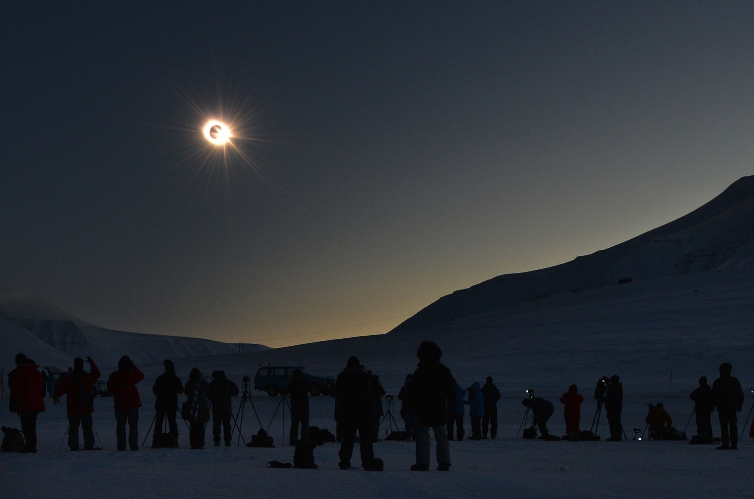 March 2015 Solar Eclipse over Svalbard Svalbard, Norway March 20, 2015  Image Credit & Copyright: Stan Honda