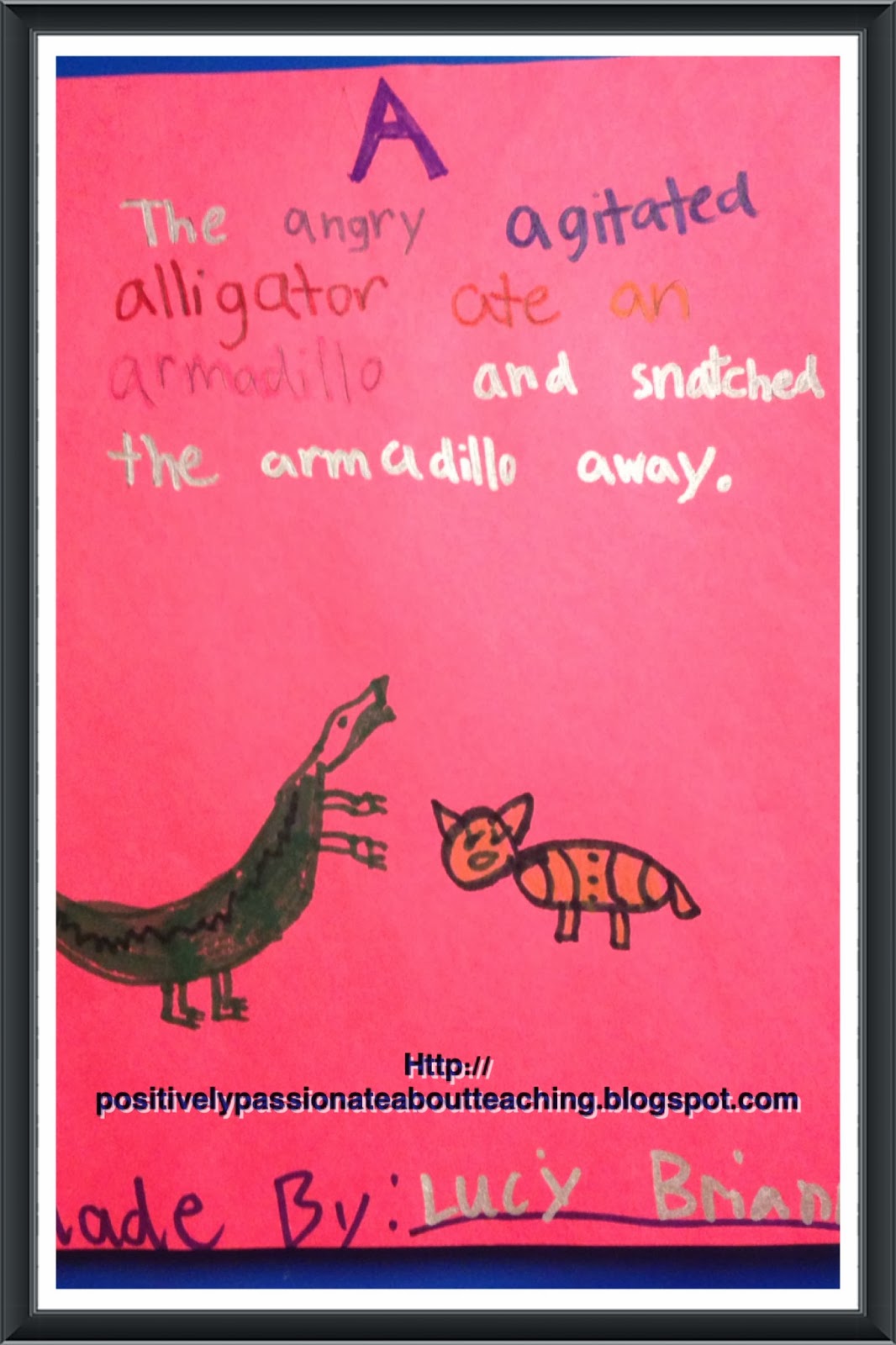 Positively Passionate About Teaching: Alliteration is Alive!