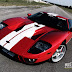 Wallpapers: Ford GT Redblackwhite Sports Car Front View Wallpaper