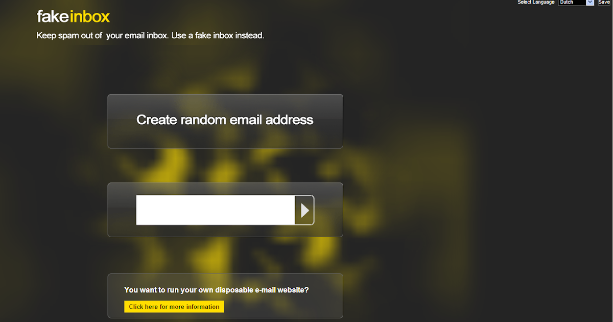 FakeInbox.com - Disposable E-mail Account