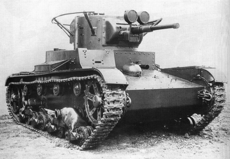 Vickers 6 Ton #35L279 aber Stridsvagn M/38 37mm barril Bofors Gun para 7 TP 