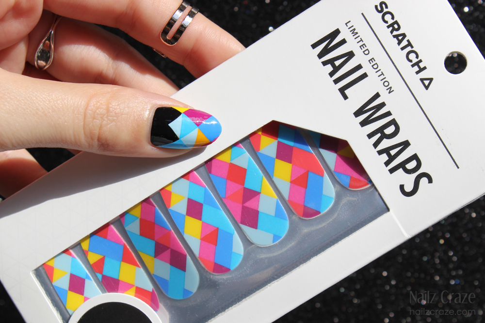 Scratch Nail Wraps in Prismatic + Giveaway Nailz Craze