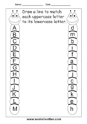 Free Printables for Matching Upper and Lower Case