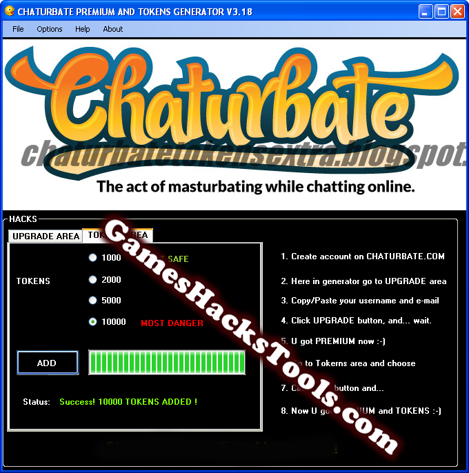 Chaturbate Token Hack Download and Instruction.