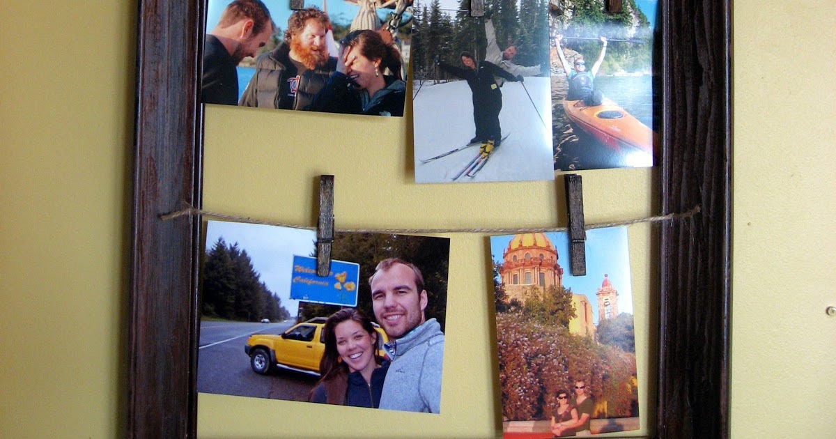 Pin, Lose, or Draw! DIY Glassless Photo Frame