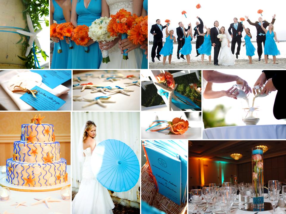 And this is our REAL turquoise and tangerine wedding collage Not bad huh And this is our REAL turquoise and tangerine wedding collage Not bad huh
