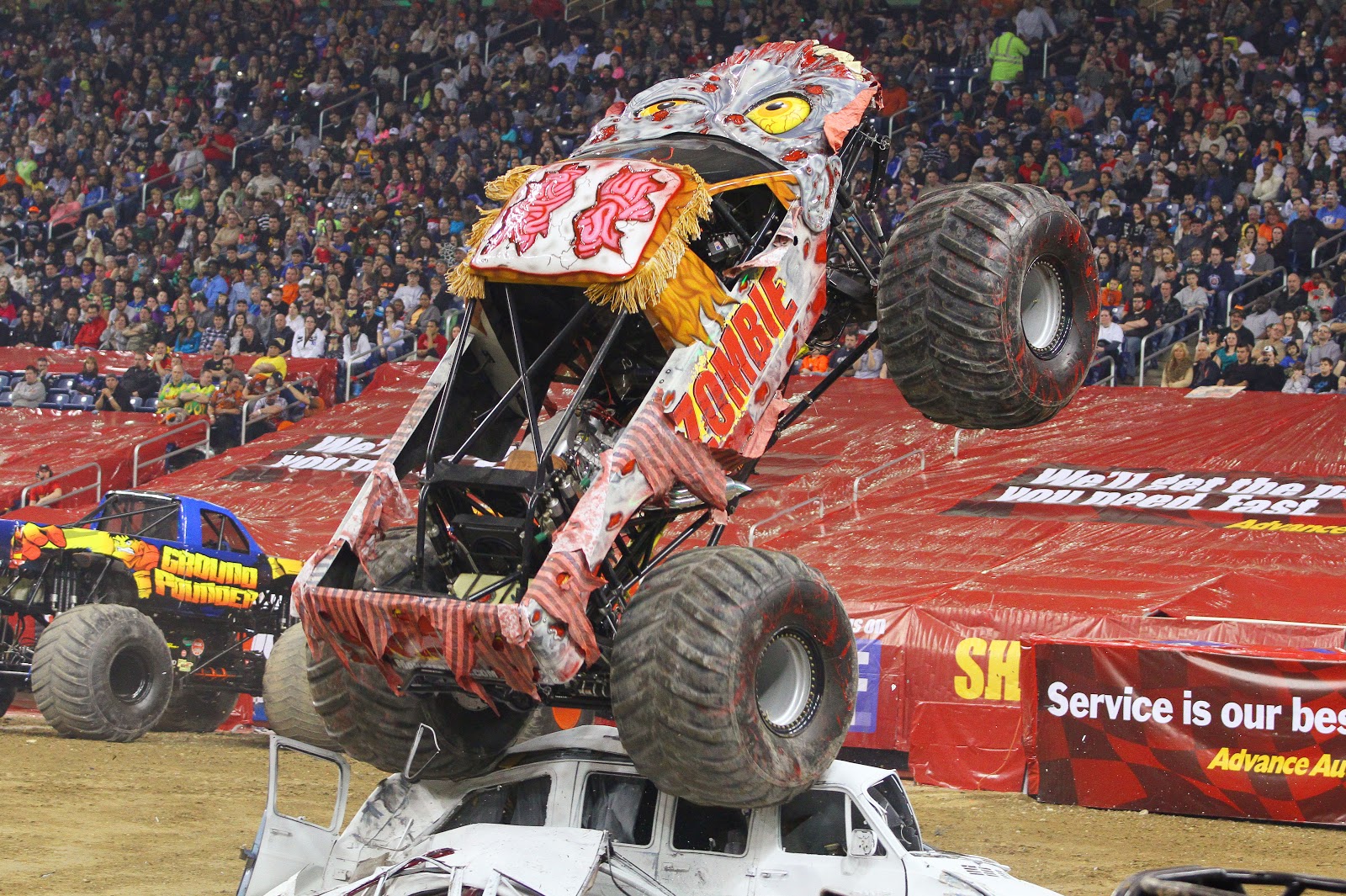 monster truck zombie driver monster truck zombie driver