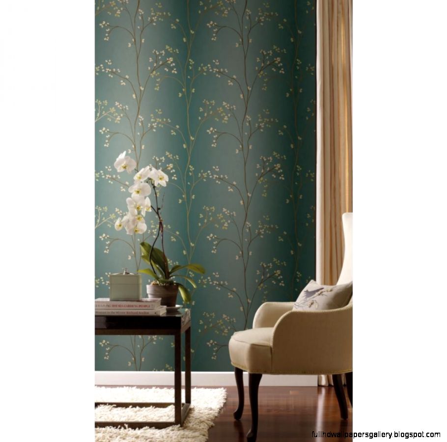 York Wallcovering Blue Book Vertical Blossoms Wallpaper BR6224 York Wallcovering Blue Book Vertical Blossoms Wallpaper BR6224