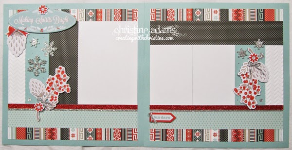 creating with christine snowhaven layouts metallic layouts