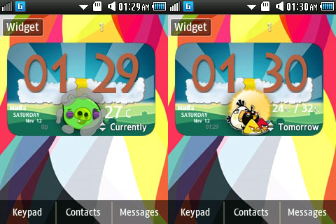 Samsung Corby Widgets