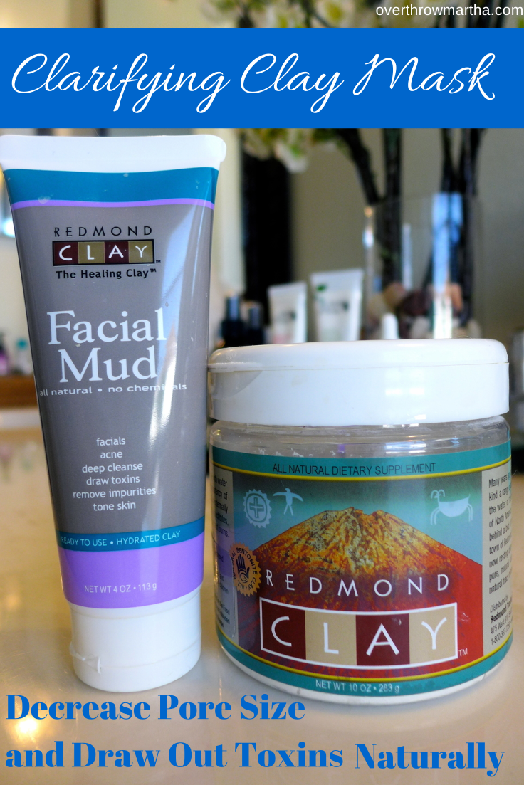 Clarifying Bentonite Clay Facial Mask for Beautiful Skin Overthrow Martha