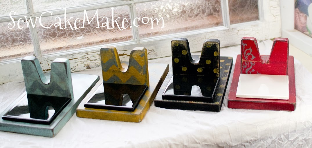 The Sew*er, The Caker, The CopyCat Maker NEW***Stenciled Glue Gun Stands