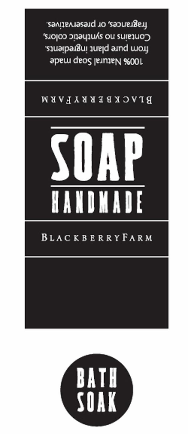 Soap Packaging Label