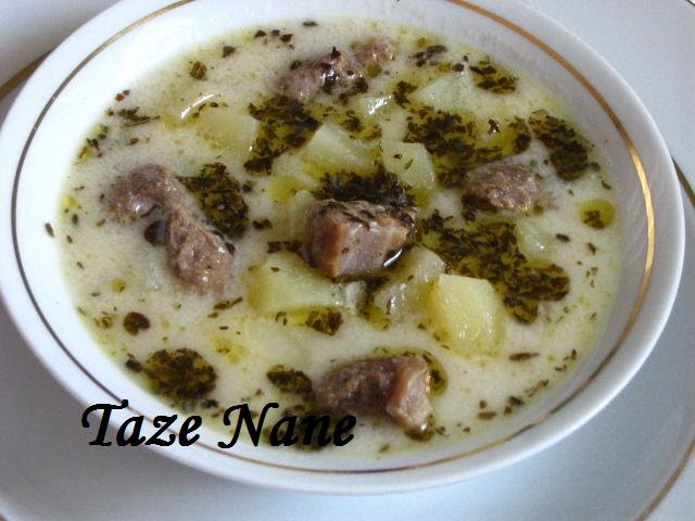 çorba tarifleri YOĞURTLU PATATES ÇORBASI