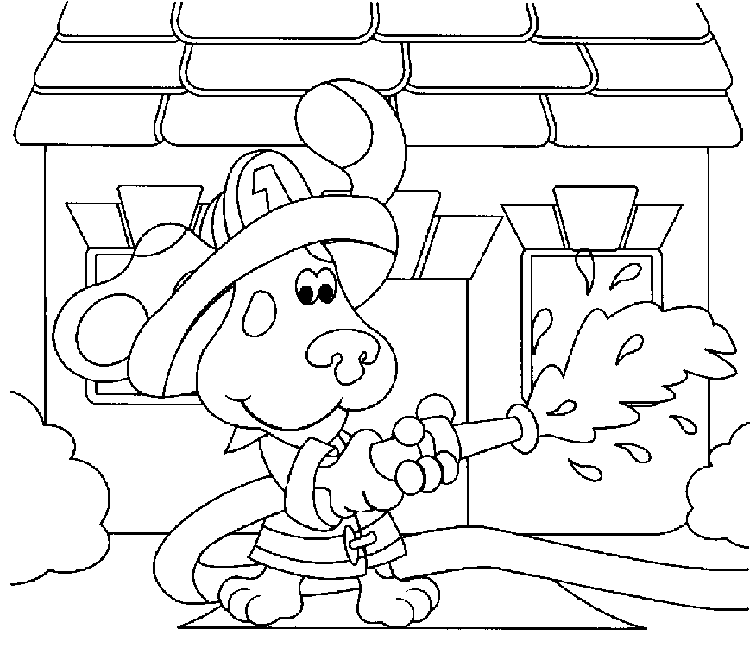 Blue Clues Coloring Pages Blue Clues Coloring Pages